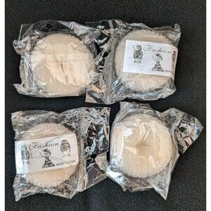 Mini Chignon Donut Hair Shaper 4PCS Bun Makers for Short and Thin Hair 2 Inch